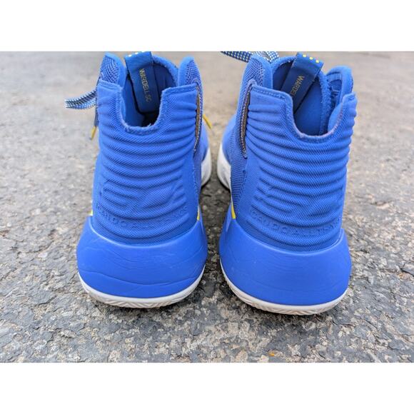 Under Armour Mens Steph Curry Sneakers 9.5 Royal Blue (3)III Zero(1298308-400) - Picture 4 of 9